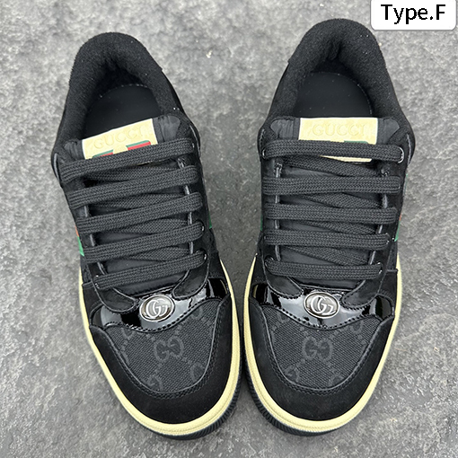 グッチ Gucci Screener メンズレザシリーズースニーカー