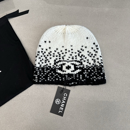 シャネル 25N 新しいスノーフレークニット帽