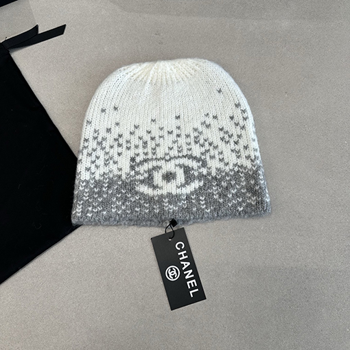シャネル 25N 新しいスノーフレークニット帽