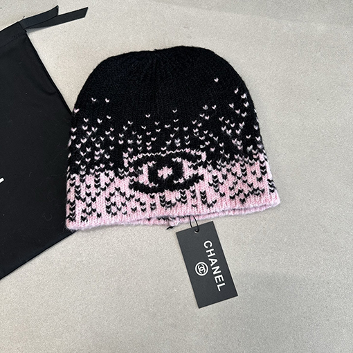 シャネル 25N 新しいスノーフレークニット帽