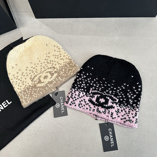 シャネル 25N 新しいスノーフレークニット帽
