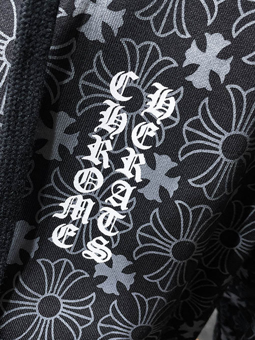 クロムハーツ ダークパターンクラシック ホースシュー パーカー