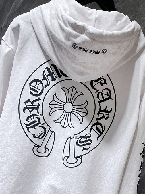 クロムハーツ ダークパターンクラシック ホースシュー パーカー