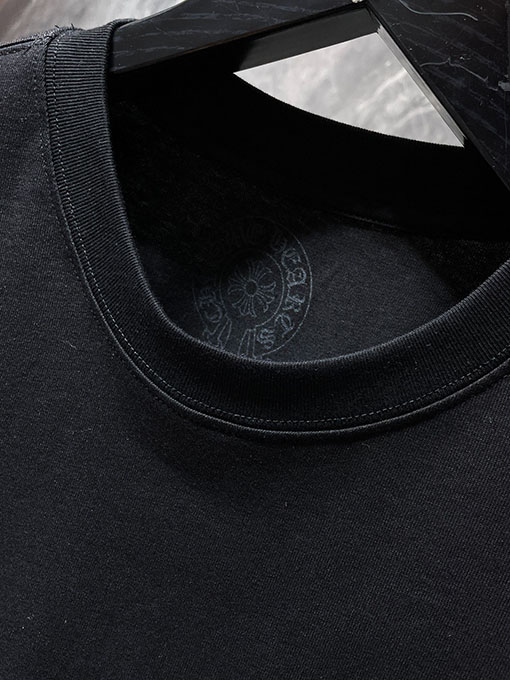 クロムハーツ クラシックなスクロールレターのカラフルなクロスフラワーの長袖シャツ