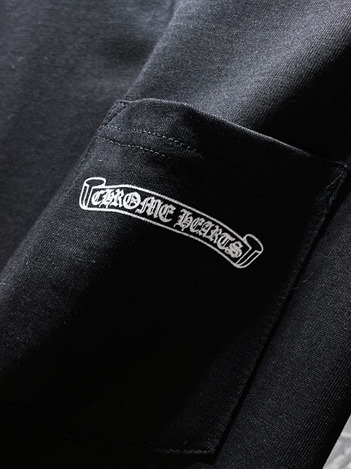 クロムハーツ クラシックなスクロールレターのカラフルなクロスフラワーの長袖シャツ