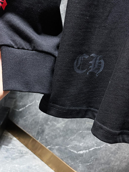 クロムハーツ クラシックなスクロールレターのカラフルなクロスフラワーの長袖シャツ