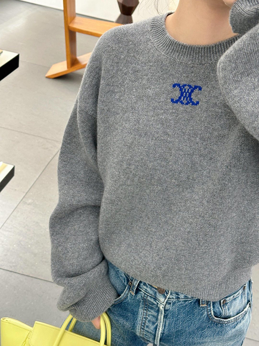 セリーヌ 新モデルジャカードニットウェア