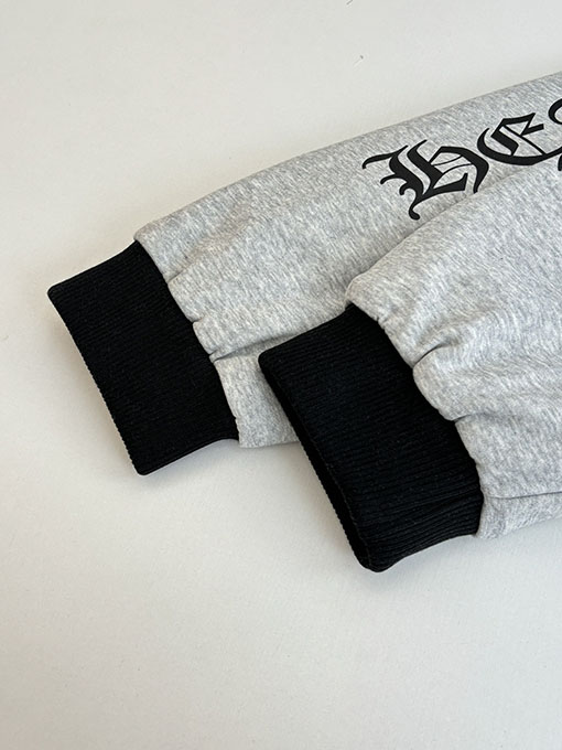 クロムハーツ ホースシュープリントのリバーシブルフード付きコットンコート