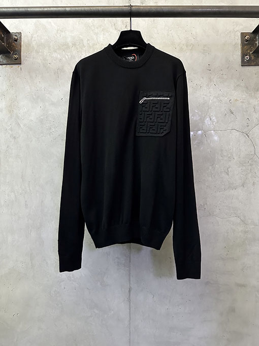 フェンディスーパーコピー エンボスポケットセーター