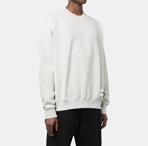 ジルサンダーコピー 無地ラベルクルーネックスウェットシャツ