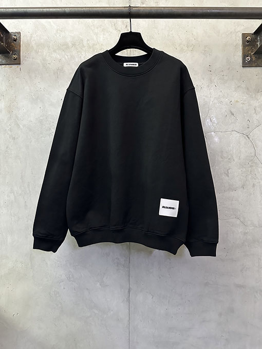 ジルサンダーコピー 無地ラベルクルーネックスウェットシャツ