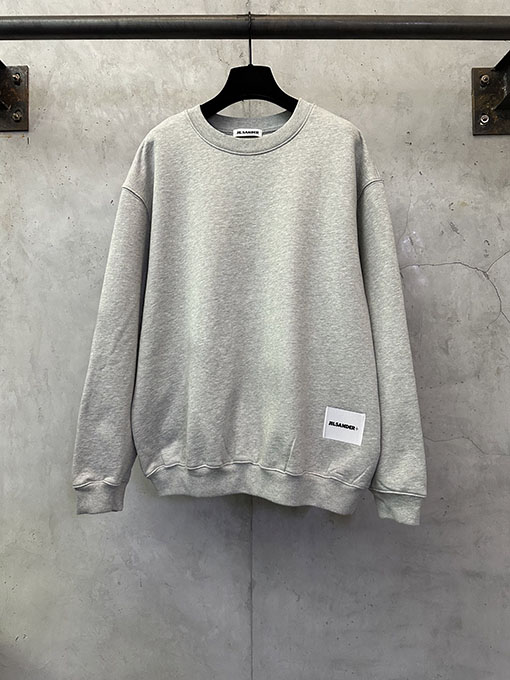 ジルサンダーコピー 無地ラベルクルーネックスウェットシャツ