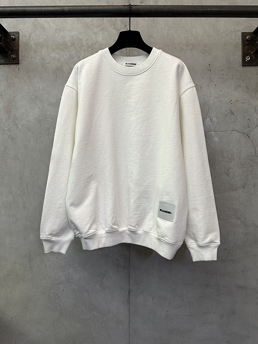 ジルサンダーコピー 無地ラベルクルーネックスウェットシャツ