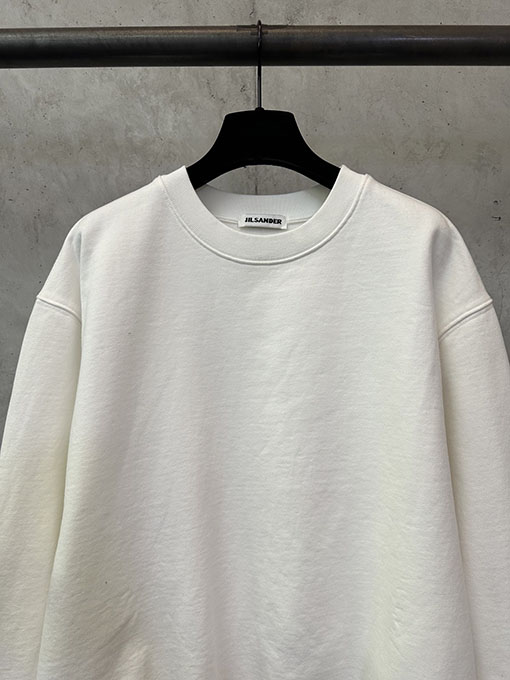 ジルサンダーコピー 無地ラベルクルーネックスウェットシャツ
