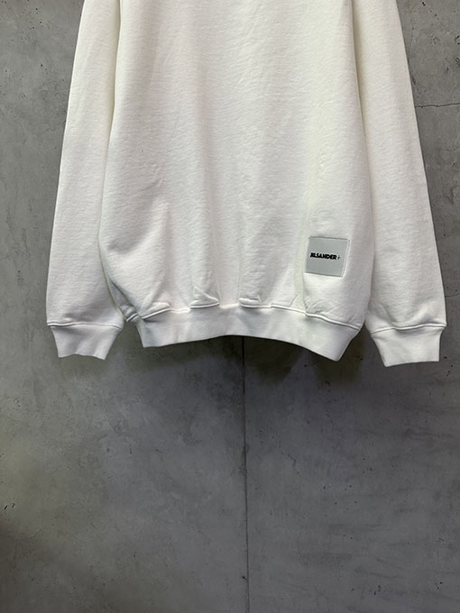 ジルサンダーコピー 無地ラベルクルーネックスウェットシャツ