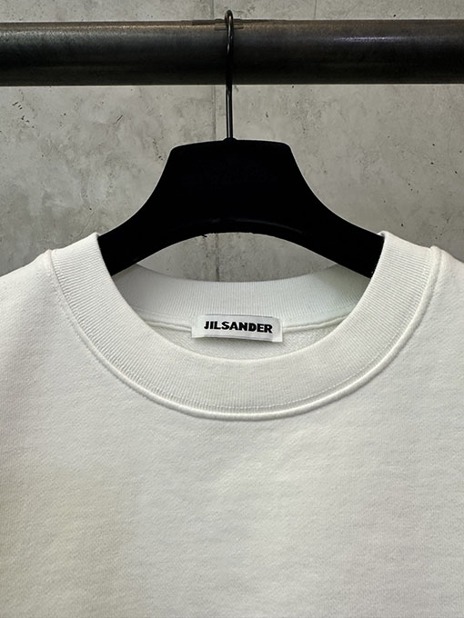 ジルサンダーコピー 無地ラベルクルーネックスウェットシャツ