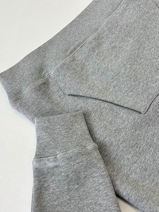 クロムハーツ レザークロスハーフジップスウェットシャツ