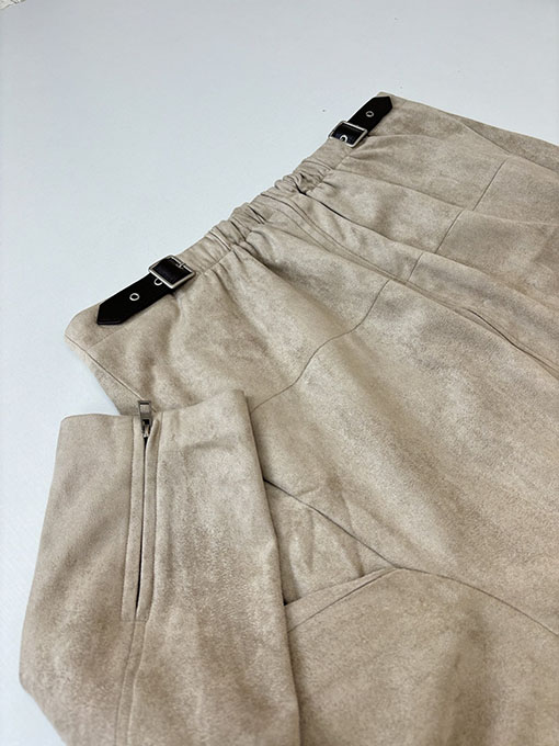 ロエベ Louis Wain コラボレーション スエードプリーツベルトジッパージャケット