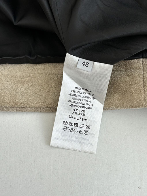 ロエベ Louis Wain コラボレーション スエードプリーツベルトジッパージャケット