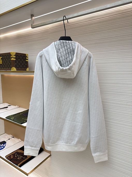 ディオール リバーシブルモノグラムウール&カシミアフード付きカーディガンジャケット