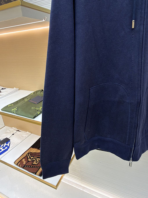 ディオール リバーシブルモノグラムウール&カシミアフード付きカーディガンジャケット