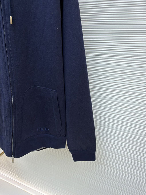 ディオール リバーシブルモノグラムウール&カシミアフード付きカーディガンジャケット