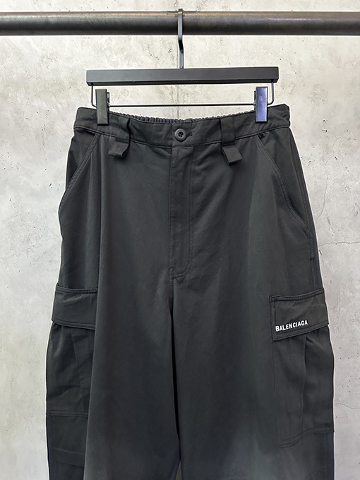 バレンシアガスーパーコピー Balenciaga 前後スプライスワークカジュアルパンツ