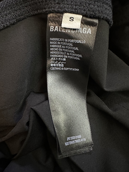 バレンシアガスーパーコピー Balenciaga 前後スプライスワークカジュアルパンツ