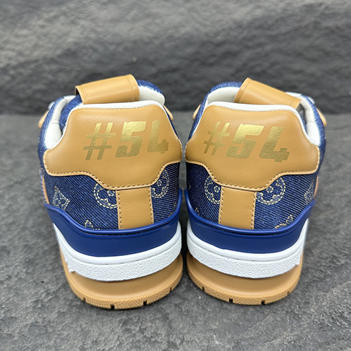 ルイヴィトン レトロなバスケットボールスタイルのスニーカー