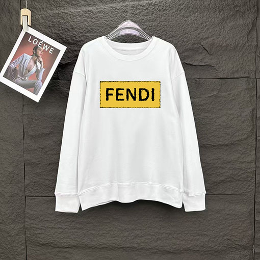 フェンディ FENDI 新しいクルーネックスウェットシャツ