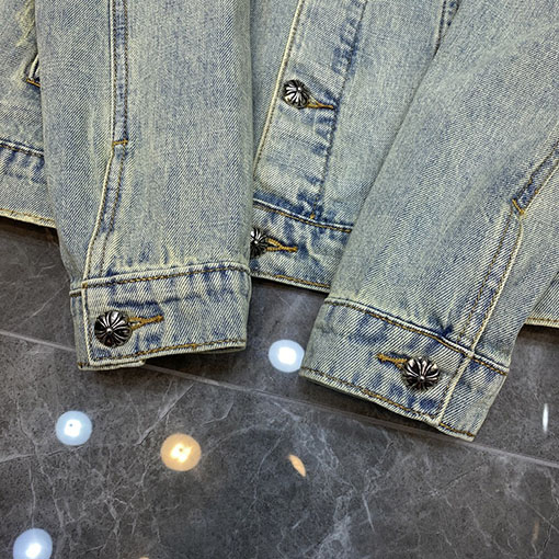 クロムハーツスーパーコピー 重な刺繍デニムジャケット