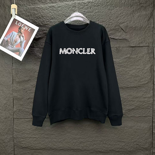 モンクレール Moncler 新モデルクラシッククルーネック長袖スウェットシャツ