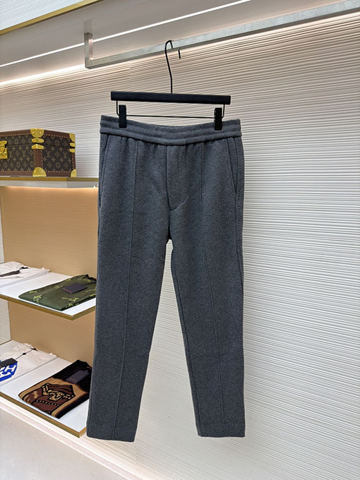 ディオールスーパーコピー モノグラムウールとカシミアのストレートレッグパンツ