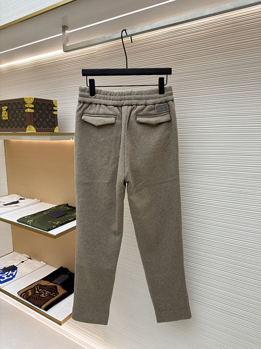 ディオールスーパーコピー モノグラムウールとカシミアのストレートレッグパンツ