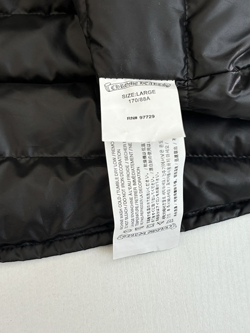 クロムハーツ 無地シルバーメッキシャツ風コットンジャケット