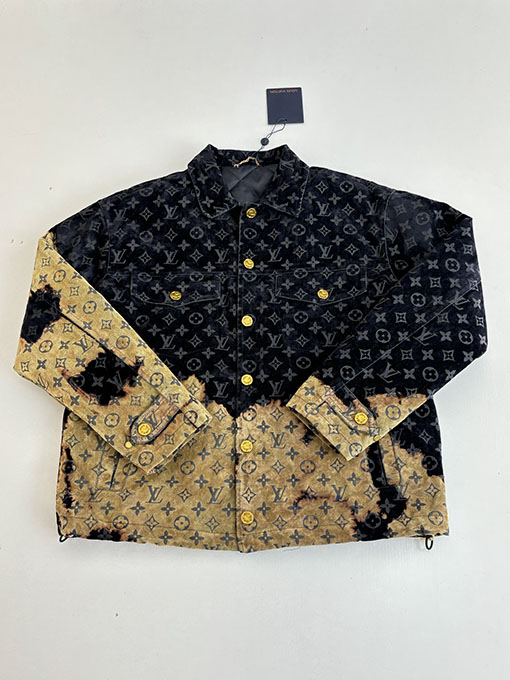 ルイヴィトン ファイアリークラウド ボンファイア フロックデニム コットンジャケット