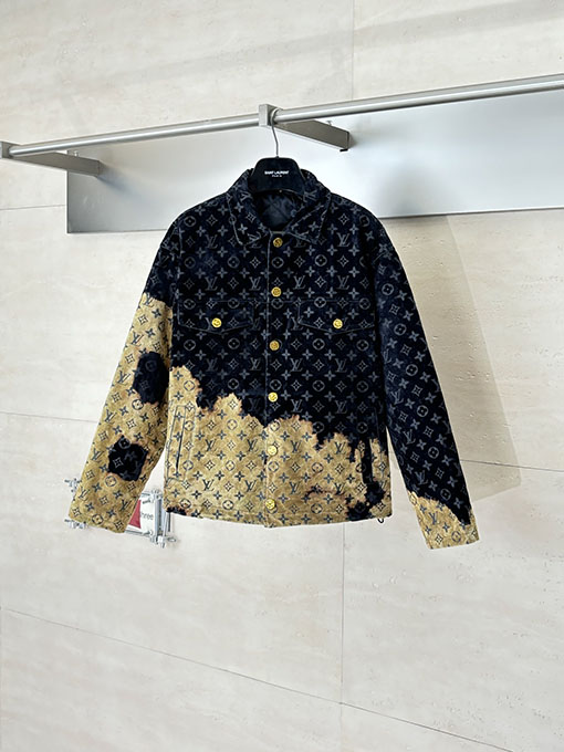 ルイヴィトン ファイアリークラウド ボンファイア フロックデニム コットンジャケット