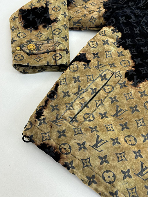 ルイヴィトン ファイアリークラウド ボンファイア フロックデニム コットンジャケット