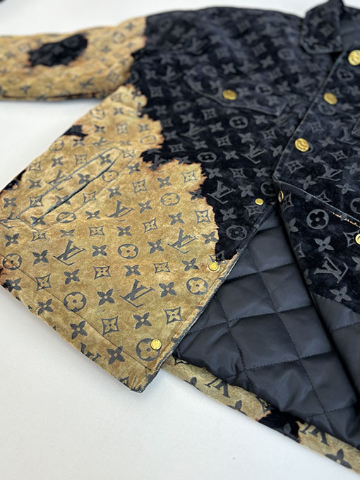 ルイヴィトン ファイアリークラウド ボンファイア フロックデニム コットンジャケット