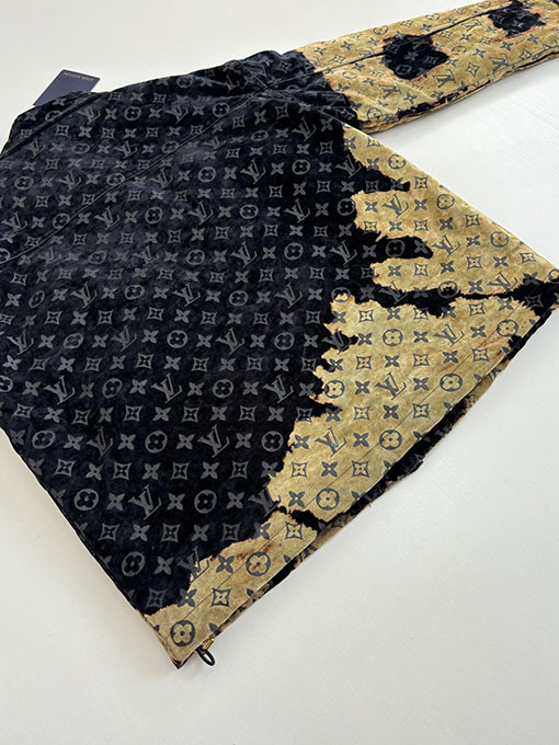 ルイヴィトン ファイアリークラウド ボンファイア フロックデニム コットンジャケット