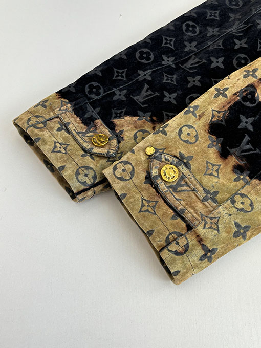 ルイヴィトン ファイアリークラウド ボンファイア フロックデニム コットンジャケット