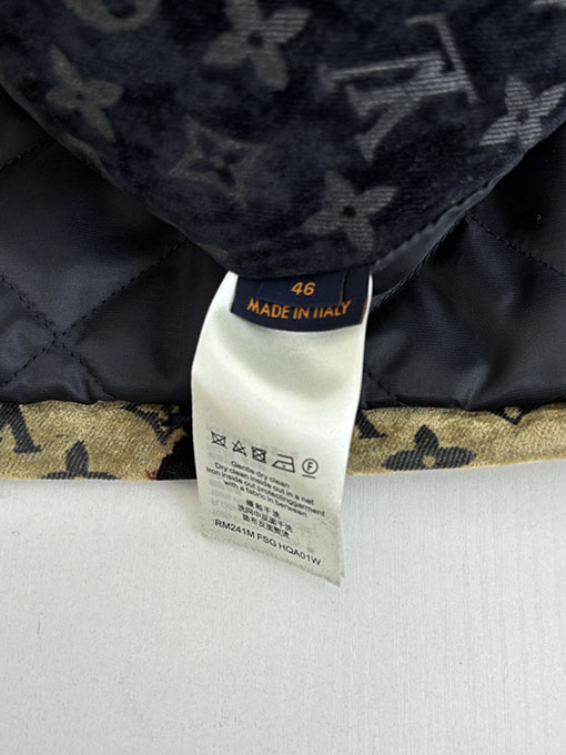 ルイヴィトン ファイアリークラウド ボンファイア フロックデニム コットンジャケット