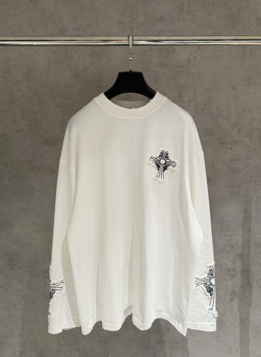 クロムハーツコピー 人気の刺繍スウェットシャツ