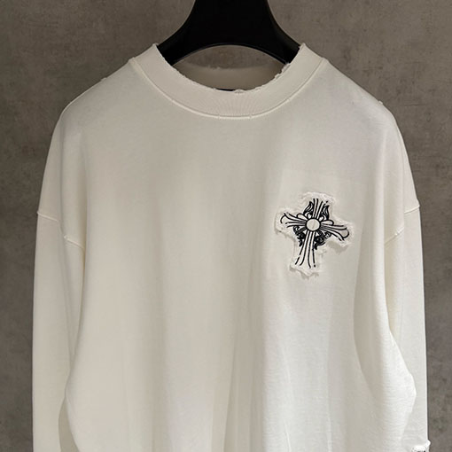 クロムハーツコピー 人気の刺繍スウェットシャツ
