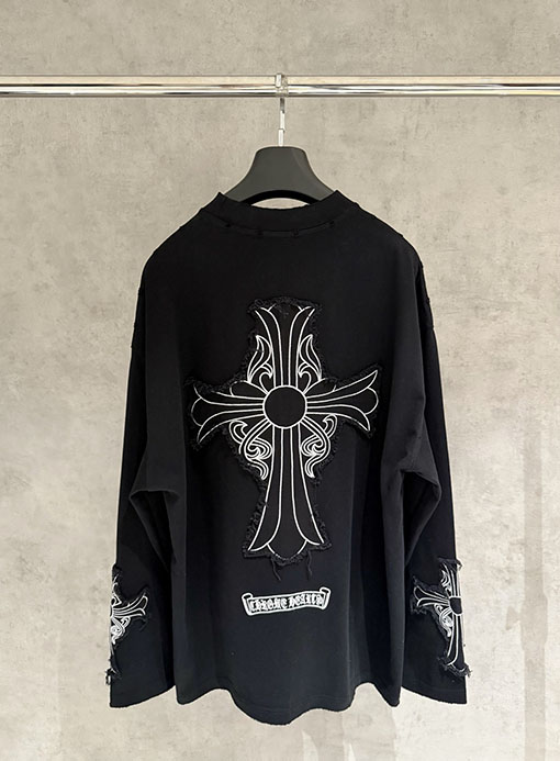 クロムハーツコピー 人気の刺繍スウェットシャツ