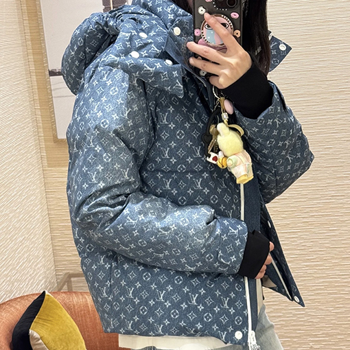 ルイヴィトン 全面モノグラムスキーダウンジャケット