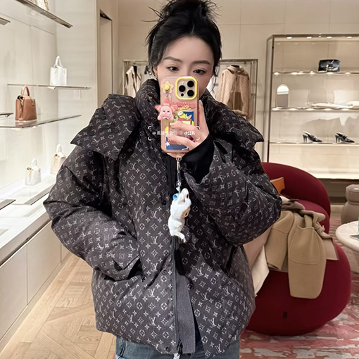 ルイヴィトン 全面モノグラムスキーダウンジャケット