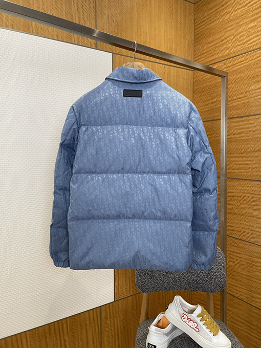 ディオール 全面ジャカードポケットラペルダウンジャケット