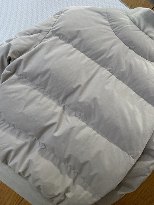 ディオール 刺繍入りベースボールカラーダウンジャケット