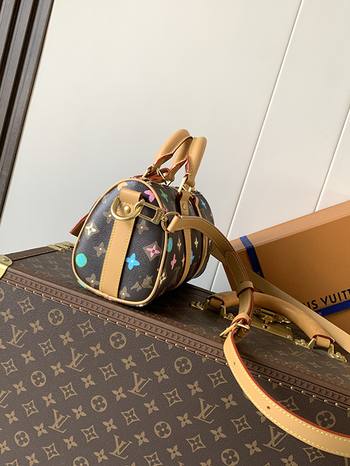 ルイヴィトン Keepall Monogram Eclipse Reverse クラシックピローバッグ M24849